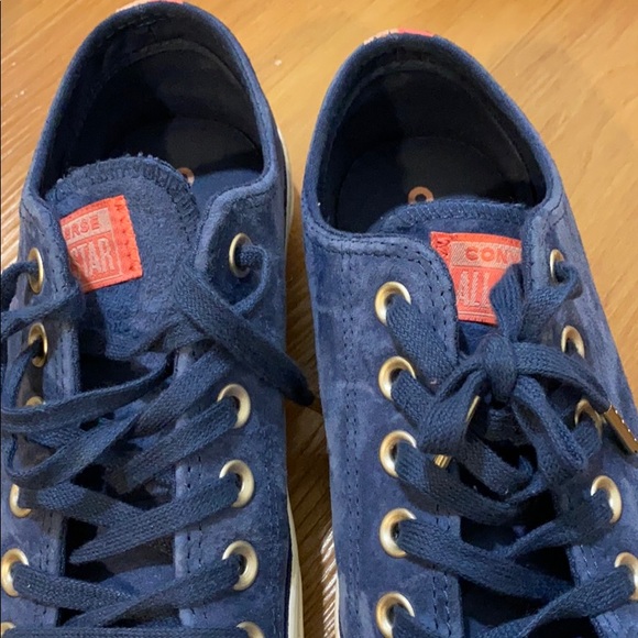 navy Blue Converse - Picture 3 of 3